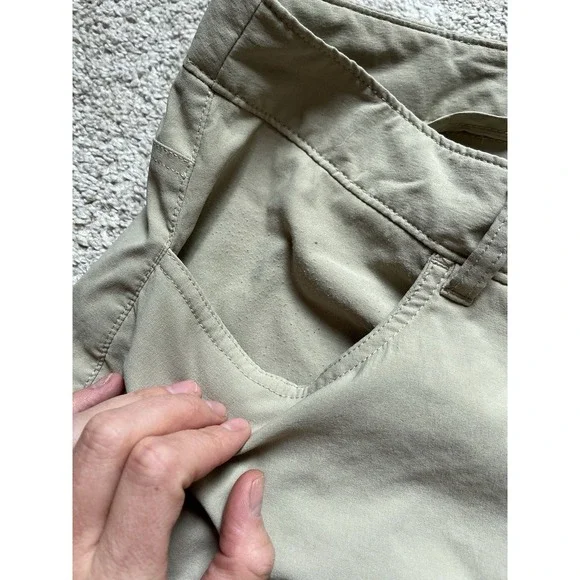 North‎ Face Chino Set Of 2 Hiking Travel Pants Short Relaxed Fit Khaki (36x29) - Picture 7 of 8